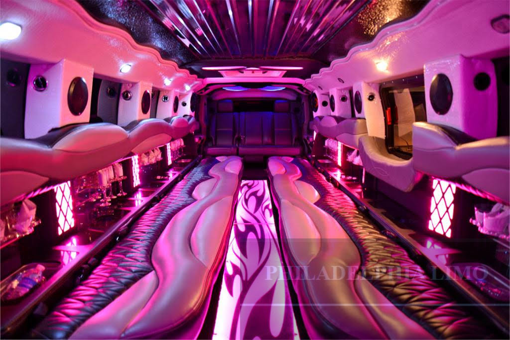 Escalade Limo White Interior